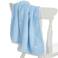 Baby Plain Plush Blue Blanket