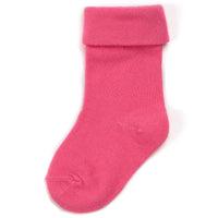 Baby Roll Top Pink Socks 3 Pairs