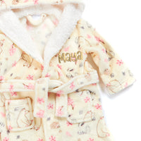 Personalised Baby Woodland Print Robe