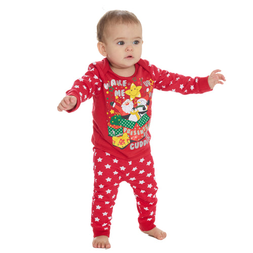 Baby Christmas Present Red Pyjama Set