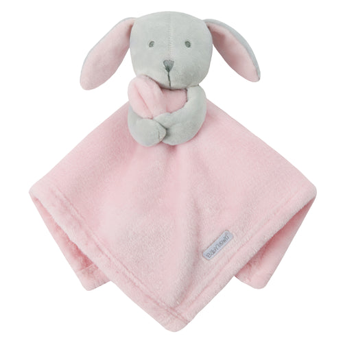 Baby Soft Plush Fleece Pink Bunny Comforter