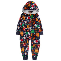 Infants Christmas Novelty Pyjamas Warm Fleece Onesie Navy