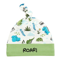 Baby Dinosaur Swaddle Blanket & Hat 2 Piece Set