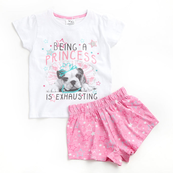 Star Print Girls Pyjama Set