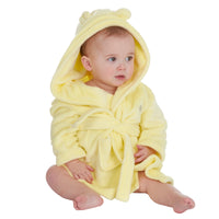 Baby Bear Ears Lemon Robe