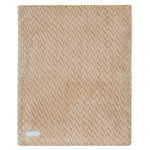 Baby Girls Boys Unisex Chevron Fleece Blanket Beige