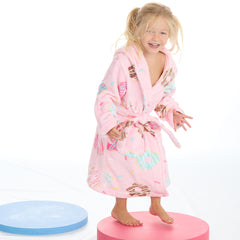 Girls Donut Pink Robe