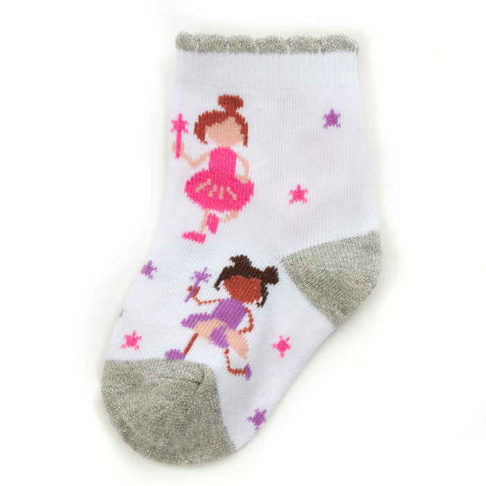 Baby Cotton Rich Ballerina Socks 3 Pairs