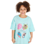 Girls Oversized Green Sleep Dress