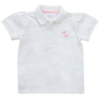 Baby Girls Polo Shirt Cream