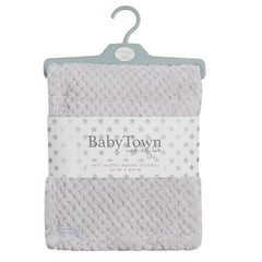 Baby Waffle Grey Blanket