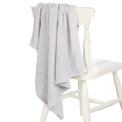 Baby Waffle Grey Blanket