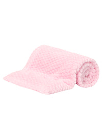 Baby Waffle Pink Blanket