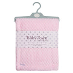 Baby Waffle Pink Blanket