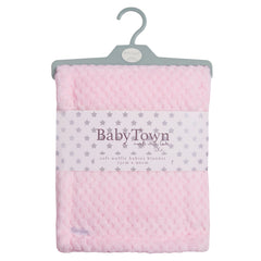 Baby Waffle Pink Blanket