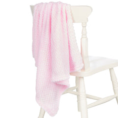 Baby Waffle Pink Blanket