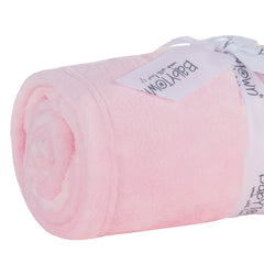Baby Plain Plush Pink Blanket