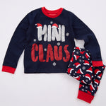 Unisex Infant Kids Mini Claus Christmas Cotton Pyjama Set