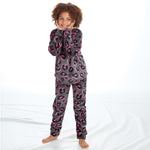 Girls Matching Nightwear Set Leopard Printed Pyjamas and Dressing Gown