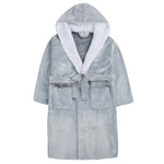 Personalised Girls Frosted Grey Robe