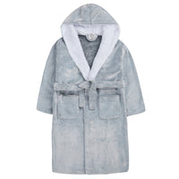 Personalised Girls Frosted Grey Robe