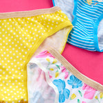 Girls 100% Cotton Floral Briefs 5 Pack