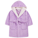 Girls Plain Purple Robe