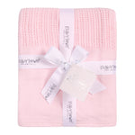 Baby Girls Boys Cellular Blanket 70 x 105cm Pink