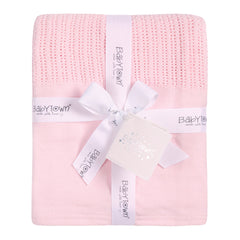 Baby Girls Boys Cellular Blanket 70 x 105cm Pink