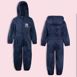 Toddler Baby Waterproof Puddlesuit Navy