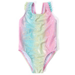 Girls Rainbow One Piece Swimsuit