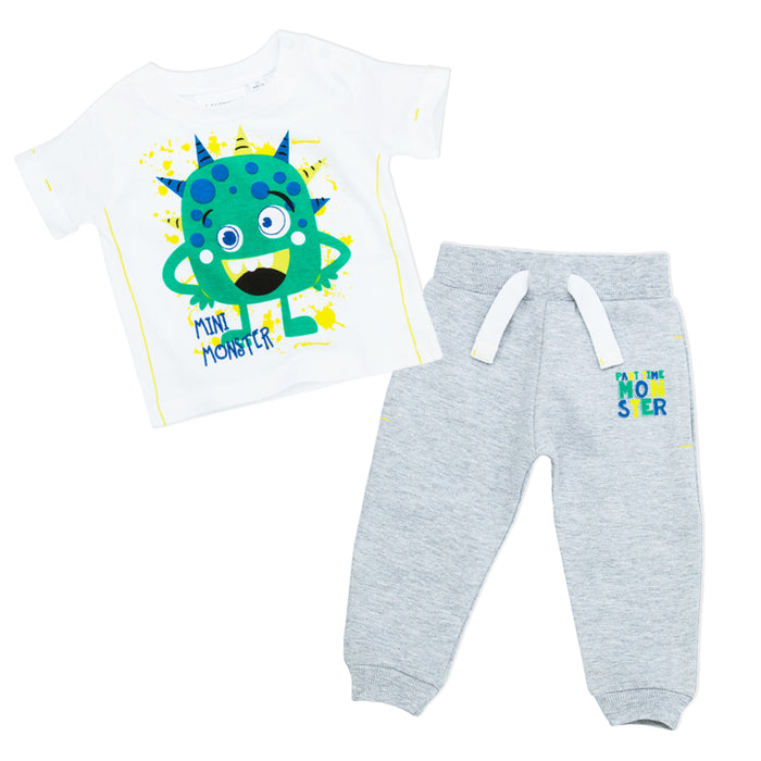 Baby Boys Scary T-Shirt and Joggers Outfit