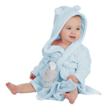 Baby Blue Bunny Robe and Comforter Set