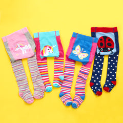 Baby Anti Slip Ladybird Tights 1 Pair