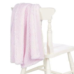  Baby Wavy Sherpa Pink Blanket