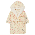 Personalised Girls Woodland Cream Robe