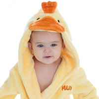 Personalised Baby Duck Robe