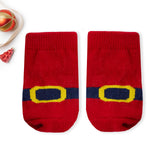 Baby Christmas Santa 3 Piece Hat Bib and Socks Gift Set