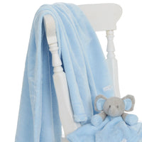 Baby Plain Plush Blue Blanket
