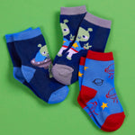 Baby Cotton Rich Aliens Socks 3 Pairs