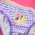 Girls 100% Cotton Circus Briefs 5 Pack