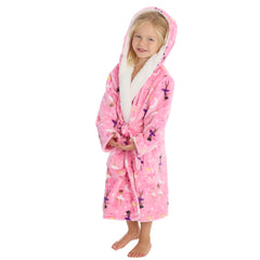 Girls Ballerina Pink Robe