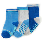 Baby Cotton Rich Blue Socks 3 Pairs