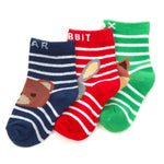 Baby Cotton Rich Animals Socks 3 Pairs