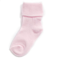 Baby Turn Over Top Pink Socks 3 Pairs