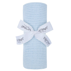 Baby Girls Cellular Blanket 70 x 90cm Sky Blue