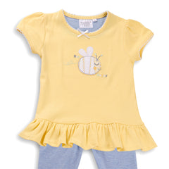 Girls Bee Top & Leggings Outfit