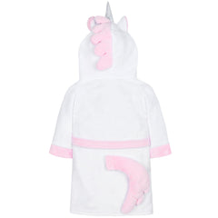 Girls Unicorn White Robe
