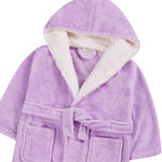 Girls Plain Purple Robe