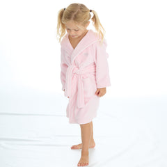 Girls Bear Ears Pink Robe